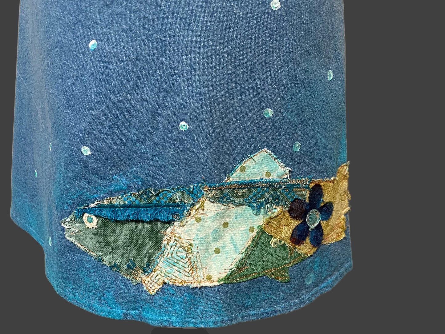 CharleyGirl Denim Fish Skirt