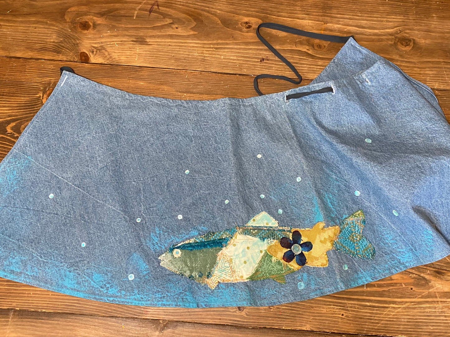 CharleyGirl Denim Fish Skirt