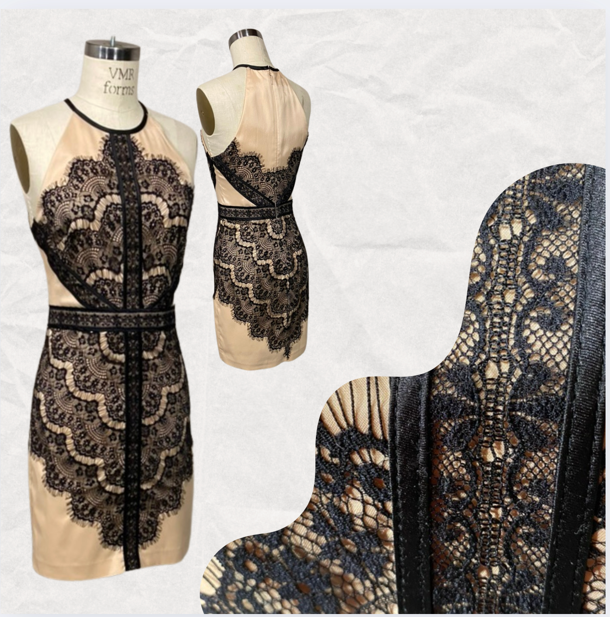 Black and Cream Dress CharleyGirlCloset Black and Cream Dress CharleyGirlCloset