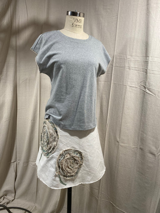 CharleyGirl Wrap Skirt with Flowers