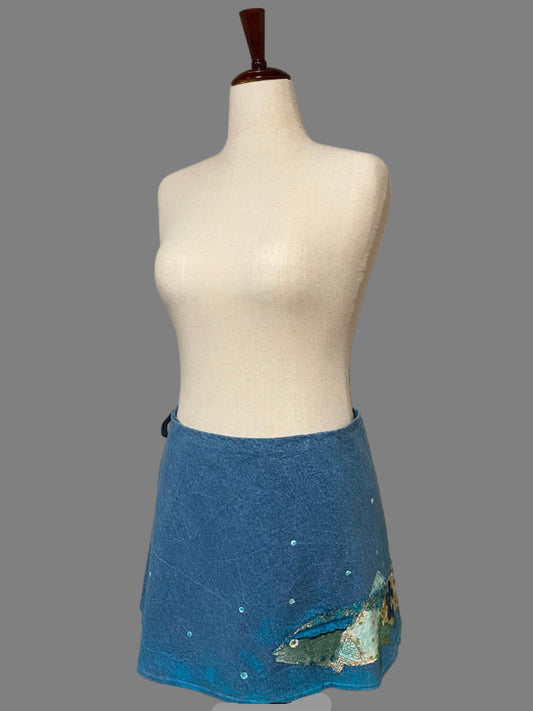 CharleyGirl Denim Fish Skirt