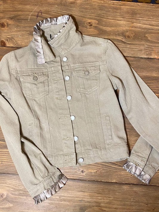 Beige Denim Jacket