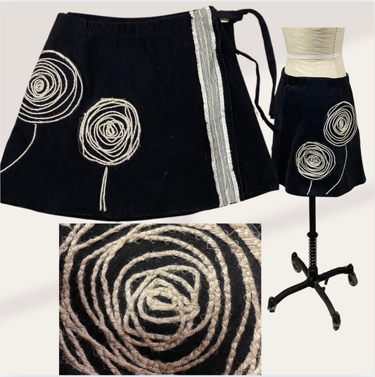Flower Wrap Skirt