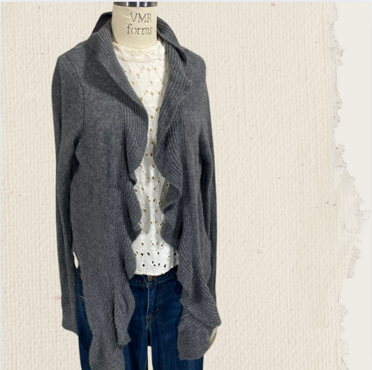 Grey Flowy Sweater
